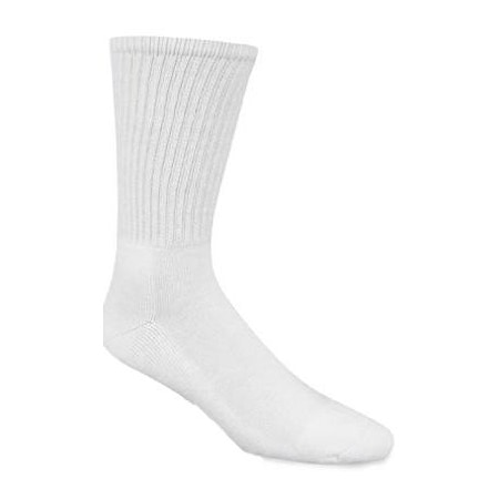 Wigwam Mills 3PK LG WHT Crew Sock S1077-051-LG